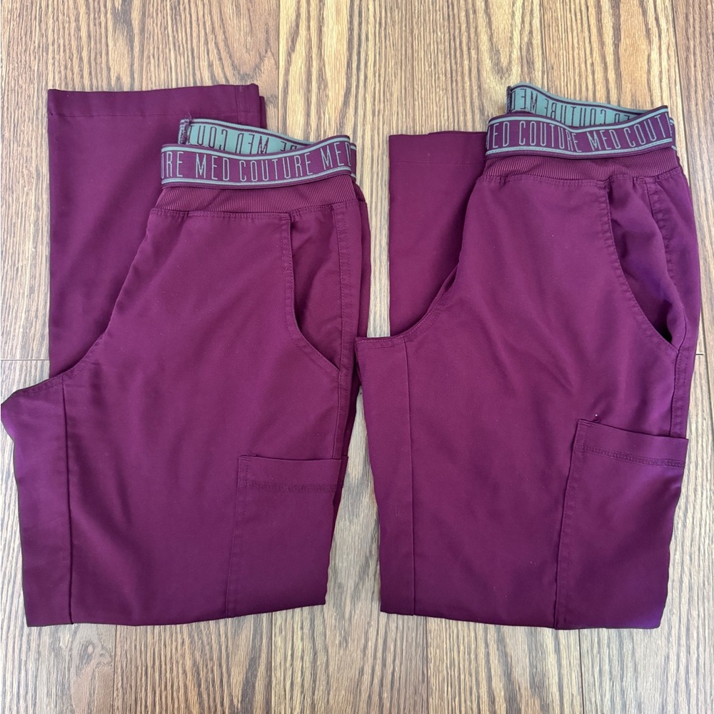 Med Couture Women's Scrub Pants Flare